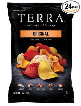TERRA Original Sea Salt 1 Ounce Pack of 24