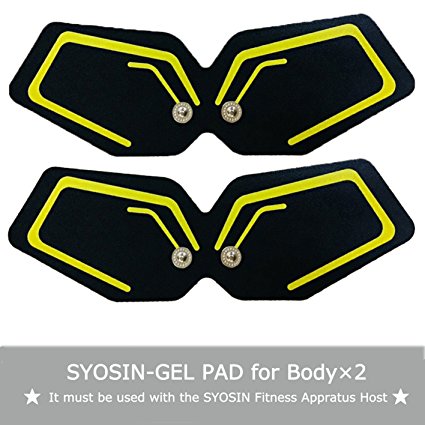 Abs Stimulator-SYOSIN 15 Levels Abdominal Muscle Toner EMS Trainer Wireless Body Gym Workout Home Office Fitness Exercise Equipment for Men and Women-2018 Version