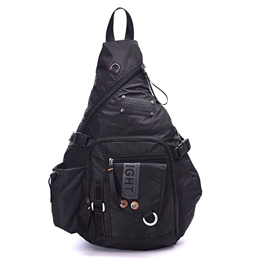 DDDH Unisex Military Sling Pack Oversize Backpack Multipurpose Chest Daypack Travel Bag