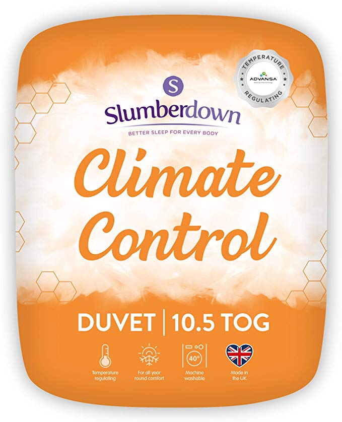 Slumberdown Climate Control Duvet, Double, 10.5 Tog Duvet All Year Round