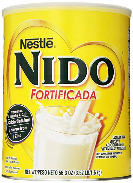 Nestle Nido Fortificada (Instant Milk), 3.52-Pound Container