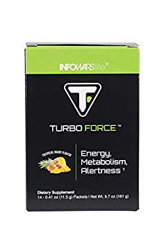 Infowars Life - Turbo Force (14 Servings) - Healthy, Natural Energy Drink Alternative