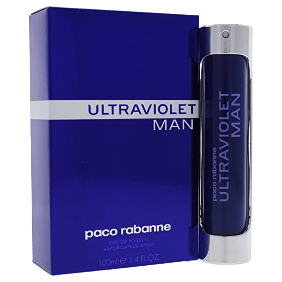 Ultraviolet By Paco Rabanne For Men. Eau De Toilette Spray 3.4 Ounces