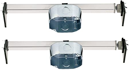 Westinghouse 110000 Ciata Lighting Saf - T-Brace for Ceiling Fans, 3 Teeth, Twist and Lock - 2 Pack