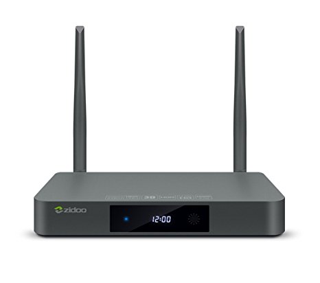 Android TV Box Zidoo X9S Android 6.0 OpenWRT(NAS) Quad Core 2G/16G Dual Band WIFI 1000Mbps LAN HDR USB3.0 HDMI IN Recoder SATA 3.0 Media Player