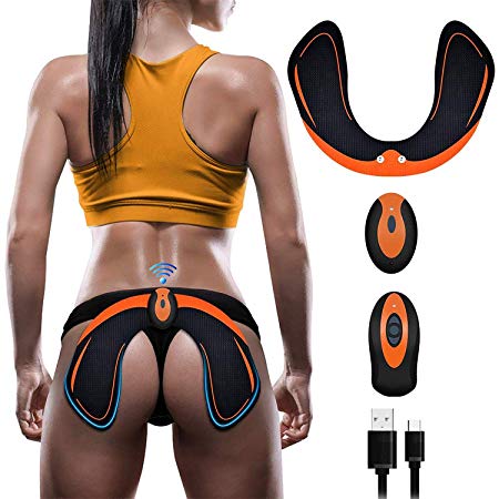 EGEYI Electric Hips Trainer,Muscle Stimulator,Electronic backside Muscle Toner, Smart Wearable Buttock Toner trainer For Men Women,pygal Slimming Machine