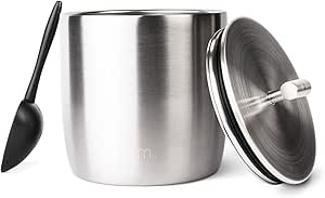 Simple Modern Vacuum Insulated Ice Bucket with Lid and Scoop | for Cocktail, Champagne, Wine, Beer, & Hosting | Stainless Steel 100oz Capacity for Large Parties | Rocks Collection | Simple Stainless