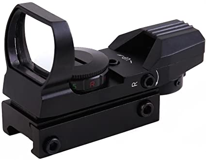 Ohuhu Red Green Dot Gun Sight Scope Reflex Sight with 4 Reticles