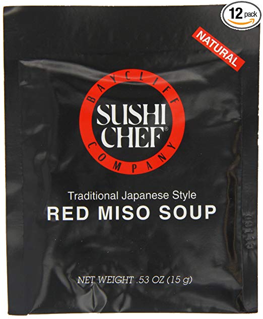 Sushi Chef, Soup Red Miso, 0.53 OZ (Pack of 12)