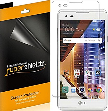 [6-Pack] Supershieldz for LG "Tribute HD" Screen Protector, Anti-Bubble High Definition Clear Shield   Lifetime Replacements Warranty- Retail Packaging