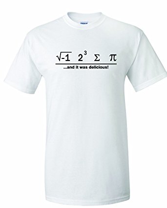 Men's I Ate Some Pie And It Was Delicious Math Ate Sum Pi T-Shirt