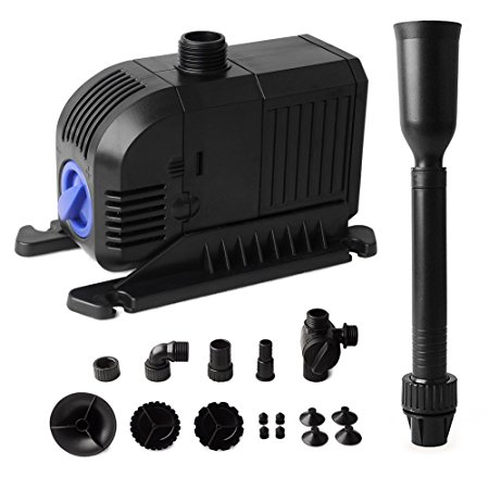 FREESEA HJ-Series Submersible Water Pump for Pond, Fountain, Aquarium, Statuary, Hydroponics With Accessories