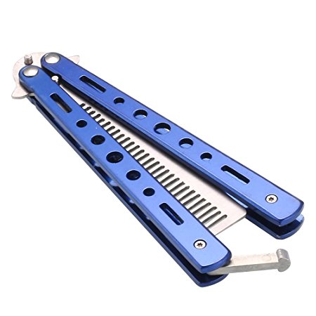 Smart Direct No Offensive Blade Comb Butterfly Knife Training Balisong Practice Tool