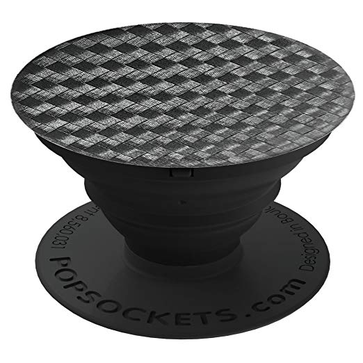 PopSockets: Collapsible Grip and Stand for Phones and Tablets - Carbonite Weave