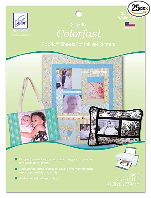 June Tailor Sew-in Colorfast Fabric Sheets