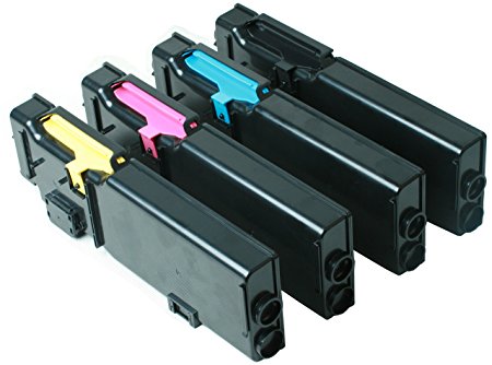 YoYoInk Compatible Toner Cartridges Replacement for Dell C2660/C2665dnf C2660 C2665dnf 4 Pack (1 Black 1 Cyan 1 Magenta 1 Yellow) Includes: 593-BBBU 593-BBBT 593-BBBS 593-BBBR C2660dn C2665dnf