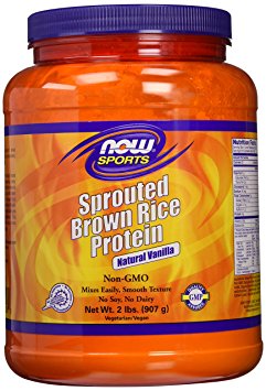 Now Foods Vanilla Sprout Rice Protein, 2 Pound