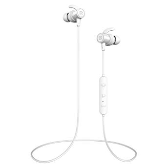 SoundPEATS Bluetooth Earphones, Wireless 4.1 Magnetic Earphones, in-Ear IPX6 Sweatproof Headphones with Mic (Superior Sound with Upgraded Drivers, APTX, 8 Hours Working Time, Secure Fit Design)