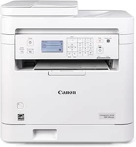 Canon imageCLASS MF284dw - Wireless Monochrome Laser Printer, Multifunction Print, Copy, Scan with Auto Document Feeder, 1 Year Limited Warranty, White