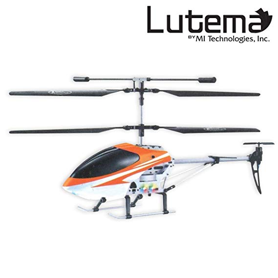 Lutema Mid-Sized 3.5CH Remote Control Helicopter, Orange