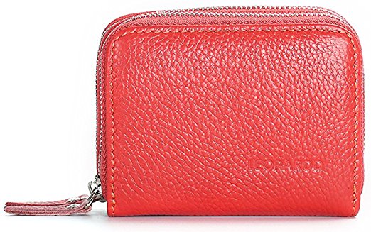 RFID blocking genuine leather wallet for women - Excellent Credit Card Protector for ladies