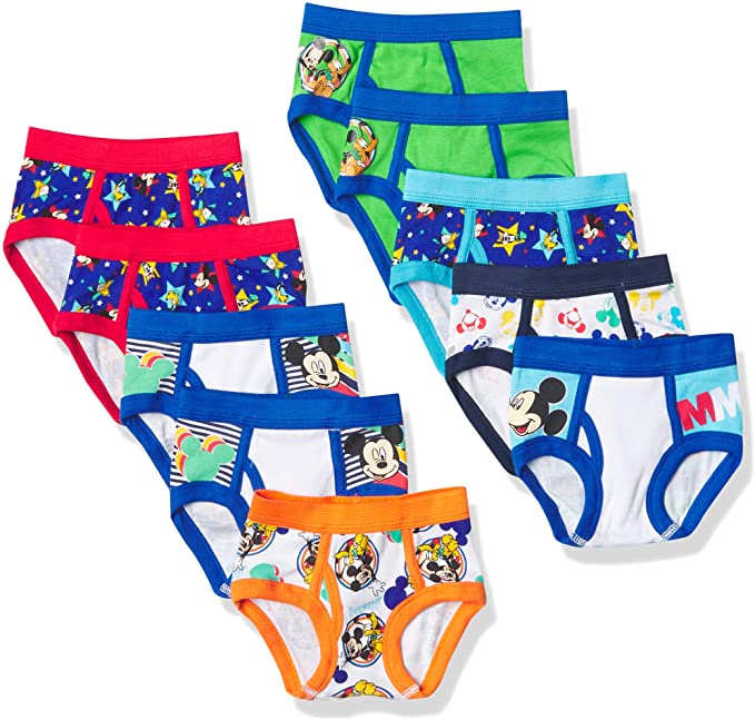 Disney Boys' Mickey Mouse Underwear Multipacks