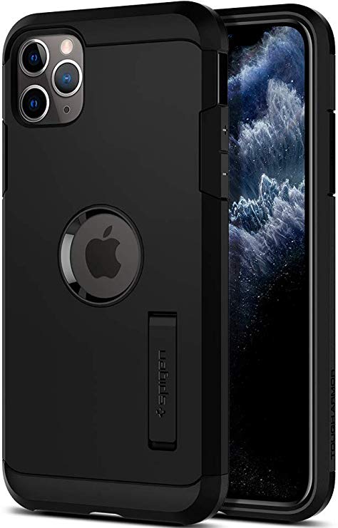 Spigen Tough Armor, Designed for iPhone 11 Pro Case (2019) - Black