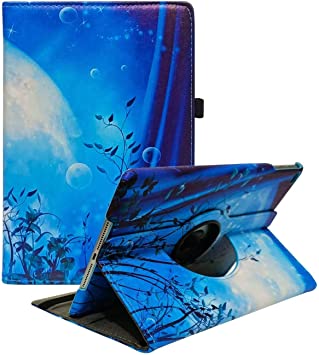 iPad Case Fit 2018/2017 iPad 9.7 6th/5th Generation - 360 Degree Rotating iPad Air Case Cover with Auto Wake/Sleep Compatible with Apple iPad 9.7 Inch 2018/2017 (Green bristlegrass)