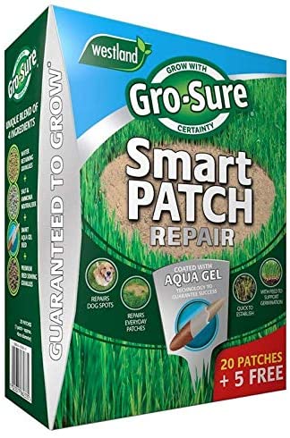 Gro-Sure 20500265 Smart Patch Repair for Lawns Spreader Box 20 Patches ( 5 Free)
