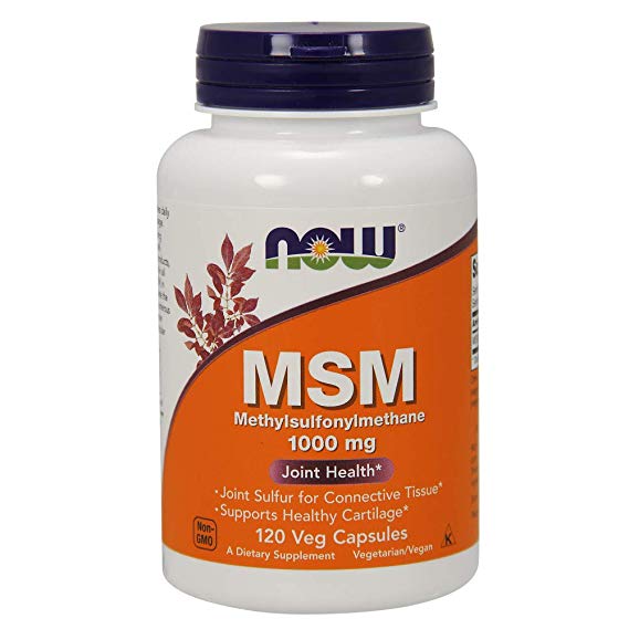 NOW Foods MSM 1000 mg, 120 Capsules