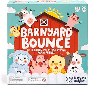 Educational Insights Barnyard Bounce Game, Preschool Memory & Matching Game, Boys & Girls Ages 3