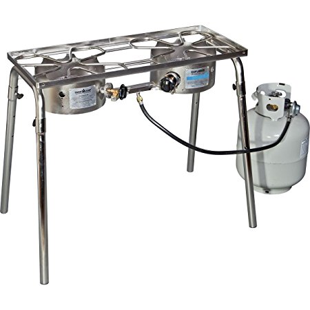 Camp Chef Stainless Explorer Two-Burner Stove