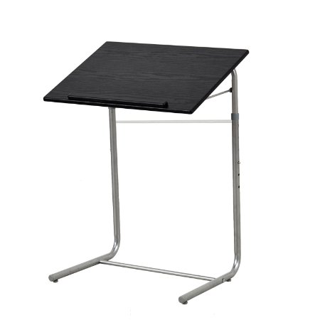 GreenForest Simple Portable Table Adjustable Folding Bed Tray Laptop Desk Reading Notebook Stand Black