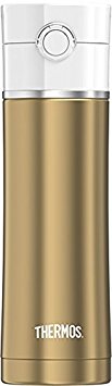 Thermos 16 oz Sip Stainless Steel Drink Bottle, Gold