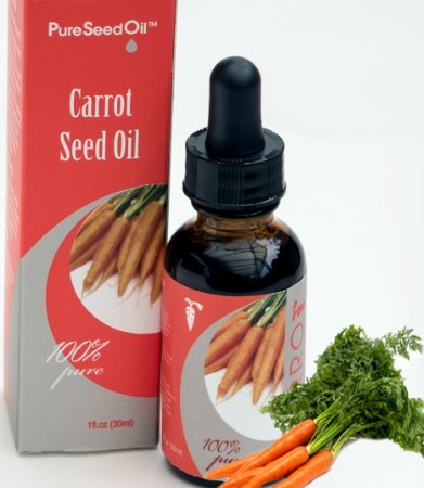 Anti-Aging Carrot Pure-Seed-Oil. All-Natural Cold-Pressed|Undiluted-Carrier-Oil. Great for Face/Hair/Body. Use Alone or Infuse favorite Luxury-Skin-Care Products! Gluten-Free|Parabens-Free 0.5 oz