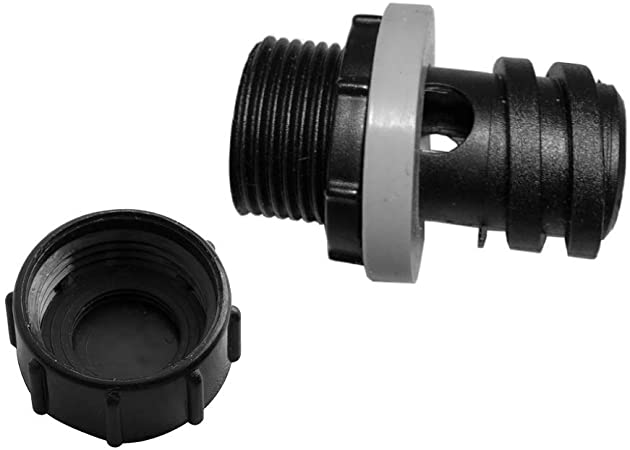 AlphaCraft Replacement Drain Plug with Hose Connection for Rotomolded Hard Coolers