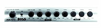 BOSS AUDIO AVA1210 7 Band Pre-Amp Equalizer with Remote Subwoofer Level Control