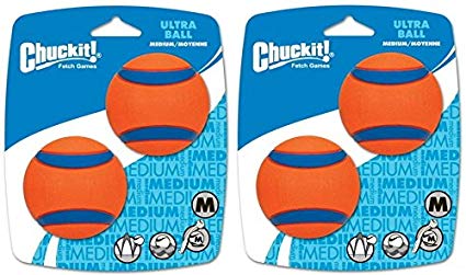 Canine Hardware ChuckIt! Medium Ultra Balls Classic 4-Pack