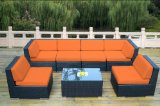Genuine Ohana Outdoor Patio Wicker Furniture 7pc Sofa Set Sunbrella Tuscan