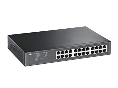 TP-LINK TL-SG1024D 24-Port Gigabit Desktop/Rackmount Unmanaged Switch