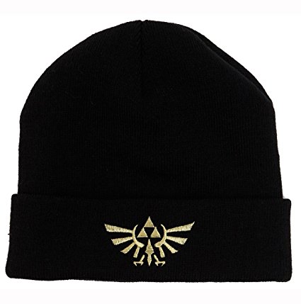 Nintendo Zelda Black Cuff Beanie