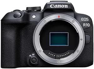 Canon EOS R10 Appareil Photo Hybride Format APS-C 242 Mpix boîtier Nu Noir