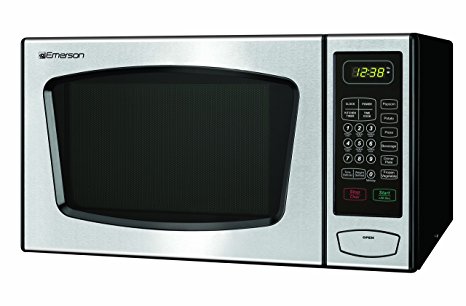 Emerson MW8991SB 0.9Cu.Ft. 900 Watt Touch-Control Microwave Oven, Stainless Steel
