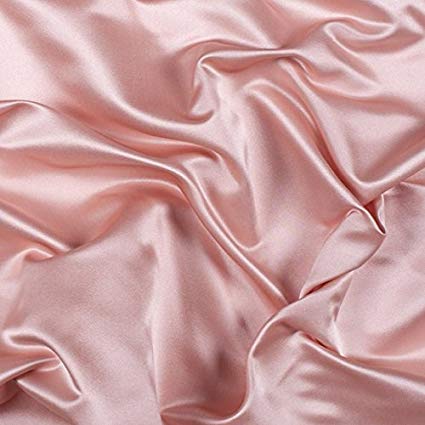 Bedding Emporium 100% Pure Silk Satin Sheet Set 7pcs, Silk Fitted Sheet 15'' Deep Pocket,Silk Flat Sheet,Silk Duvet Cover & Pillowcases Set !!! Cal-Queen, Rose Pink