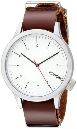 KOMONO Unisex KOM-W1903 Magnus Analog Display Japanese Quartz Red Watch