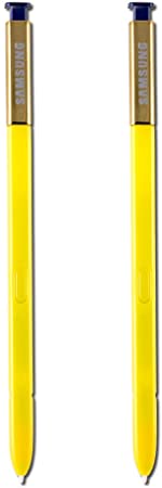 2 Pack Set of S Pens for Ocean Blue/Yellow Samsung Galaxy Note 9 SM-N960 (6.4") (No Bluetooth)