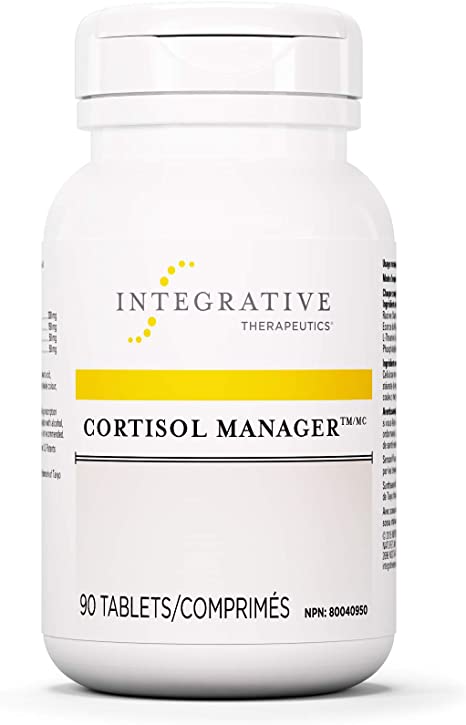 Cortisol Manager - Integrative Therapeutics - Sleep Support Supplement* with Ashwagandha, Magnolia, and L-Theanine - Traditional Ayurvedic Sleed Aid - Vegan - 90 Tablets