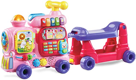 VTech Sit-To-Stand Ultimate Alphabet Train (Frustration Free Packaging), Pink