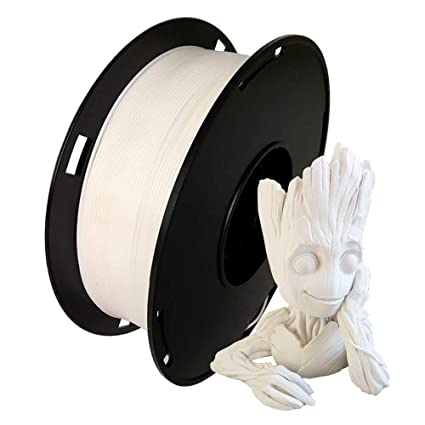 NOVAMAKER ABS Filament 1.75mm, White ABS 3D Printer Filament, 1kg Spool(2.2lbs), Dimensional Accuracy  /- 0.03mm, Fit FDM 3D Printer and 3D Pen