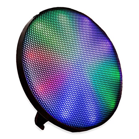 ION Audio ION-HELIOS Wall-Mounting Wireless Bluetooth Stereo Speaker with Multicolor LEDs & 15 Light Modes